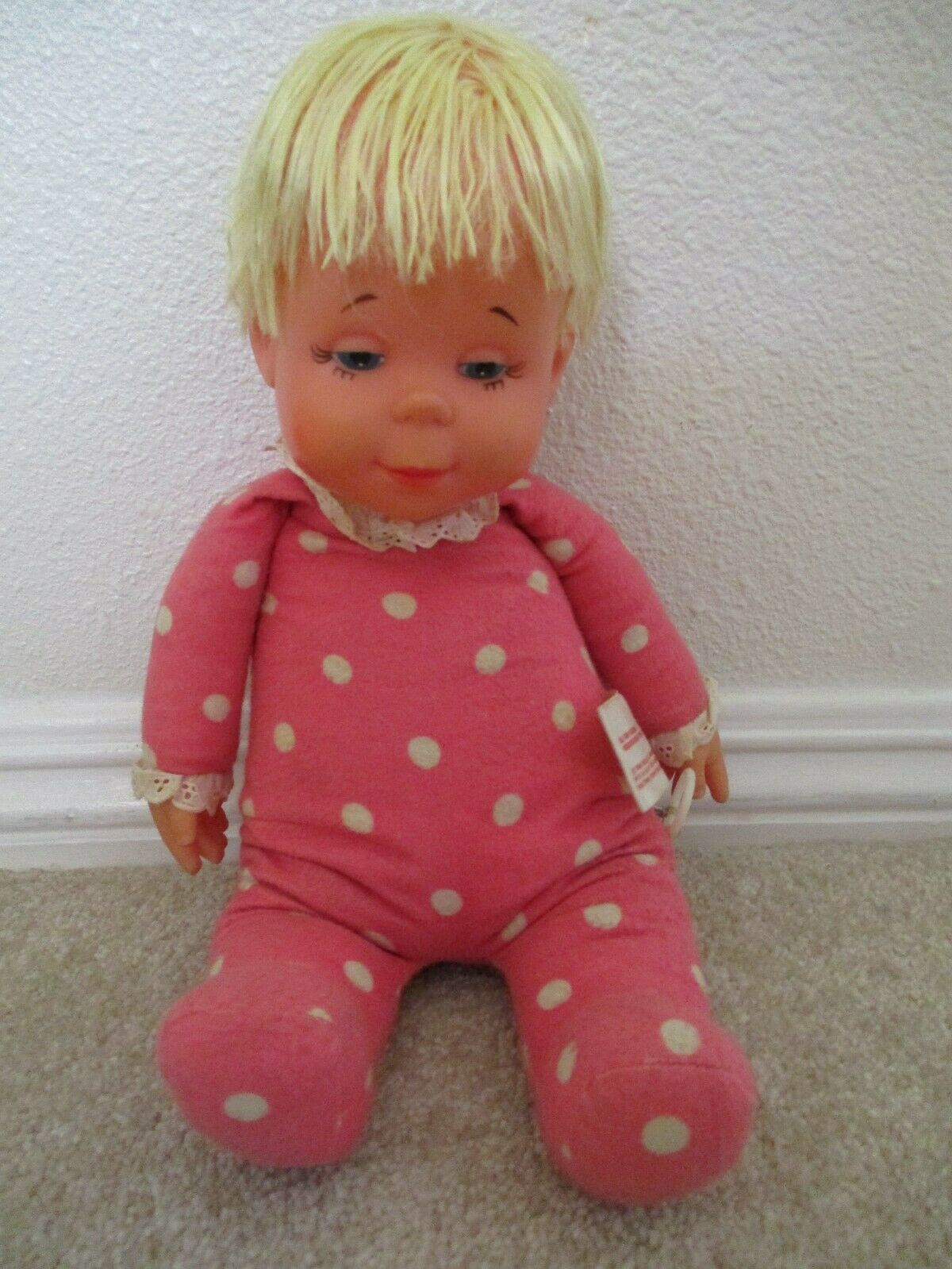 Vintage 1964 Original Mattel Drowsy Doll! Pull String, But Not Talking.