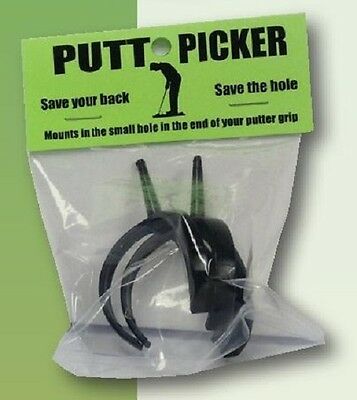 Putt Picker Golf Ball Pick Up - Grabber And Retriever Made In Usa  2 Pk
